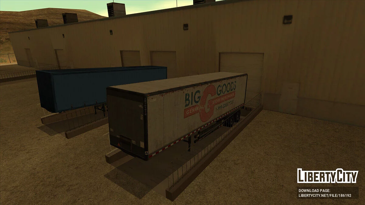 GTA 5 Brute Cargo Trailer / GTA San Andreas