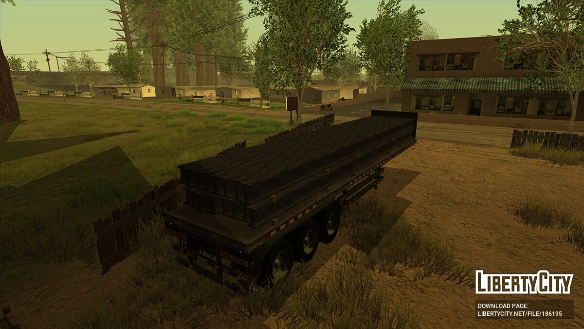 GTA 5 Brute Flatbed Trailer / GTA San Andreas