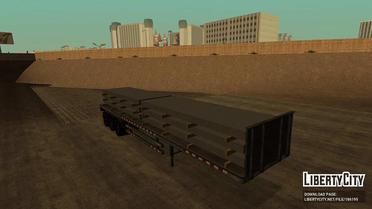 GTA 5 Brute Flatbed Trailer / GTA San Andreas