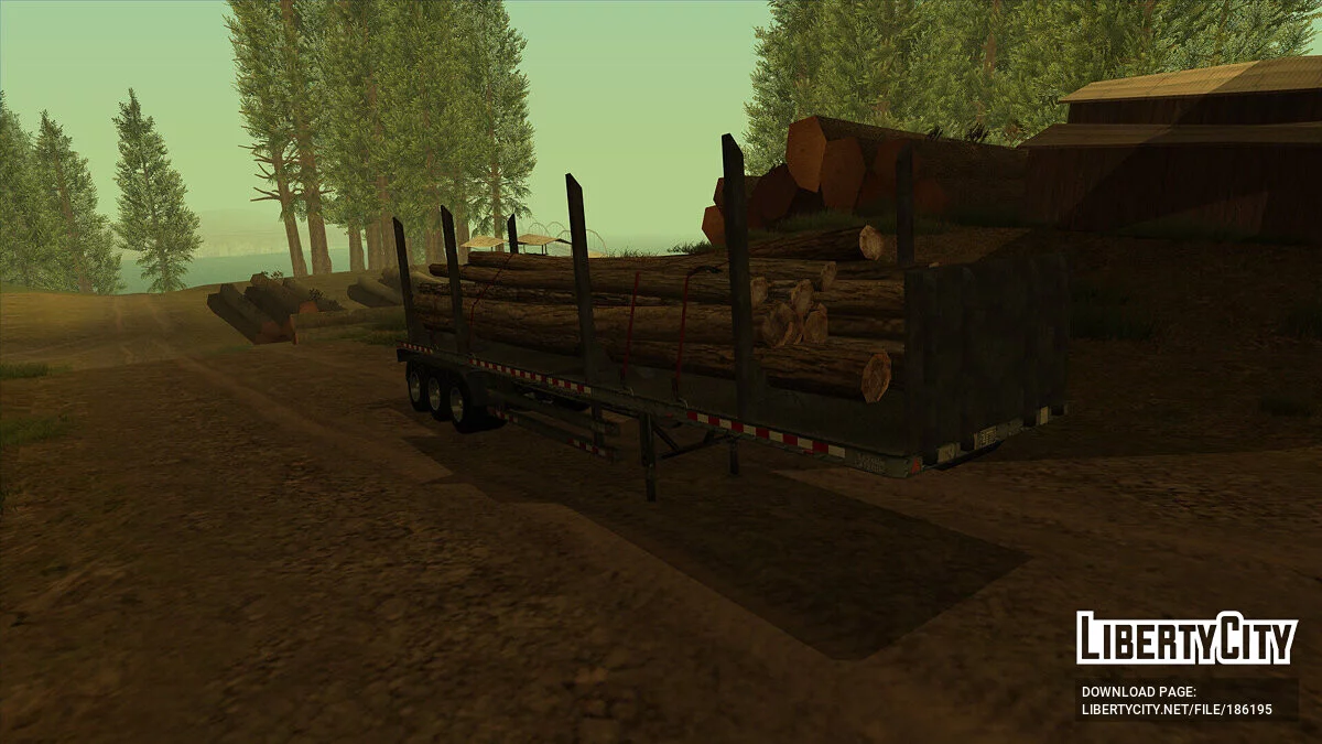 GTA 5 Brute Flatbed Trailer / GTA San Andreas