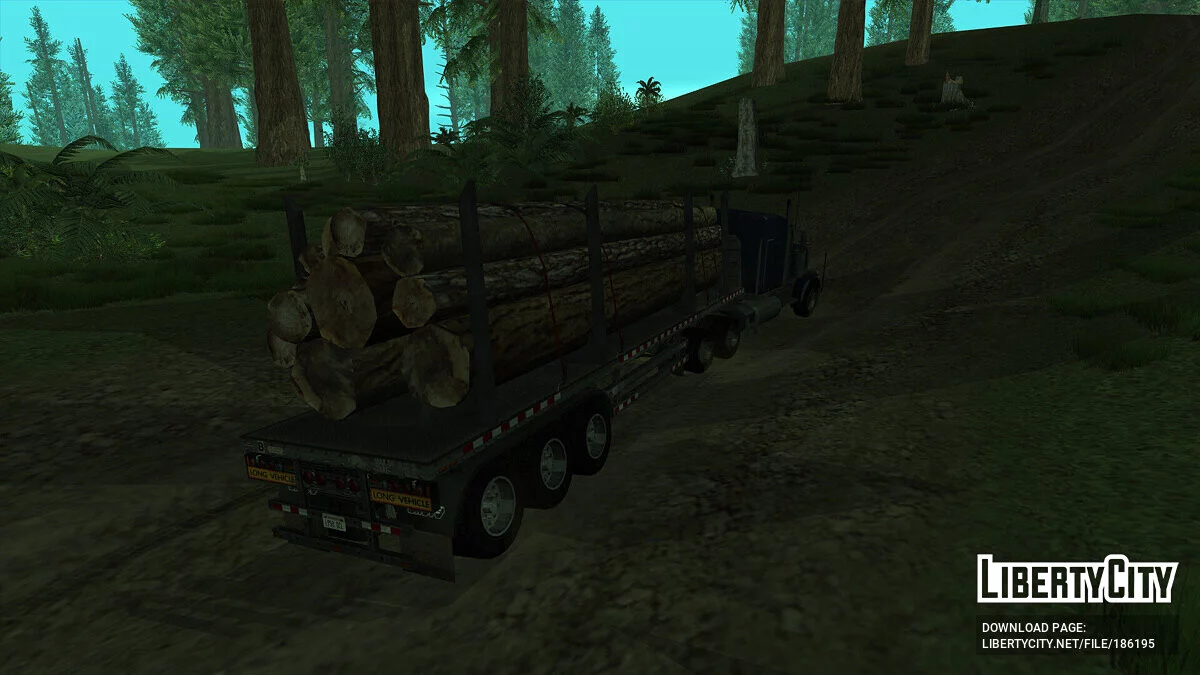 GTA 5 Brute Flatbed Trailer / GTA San Andreas