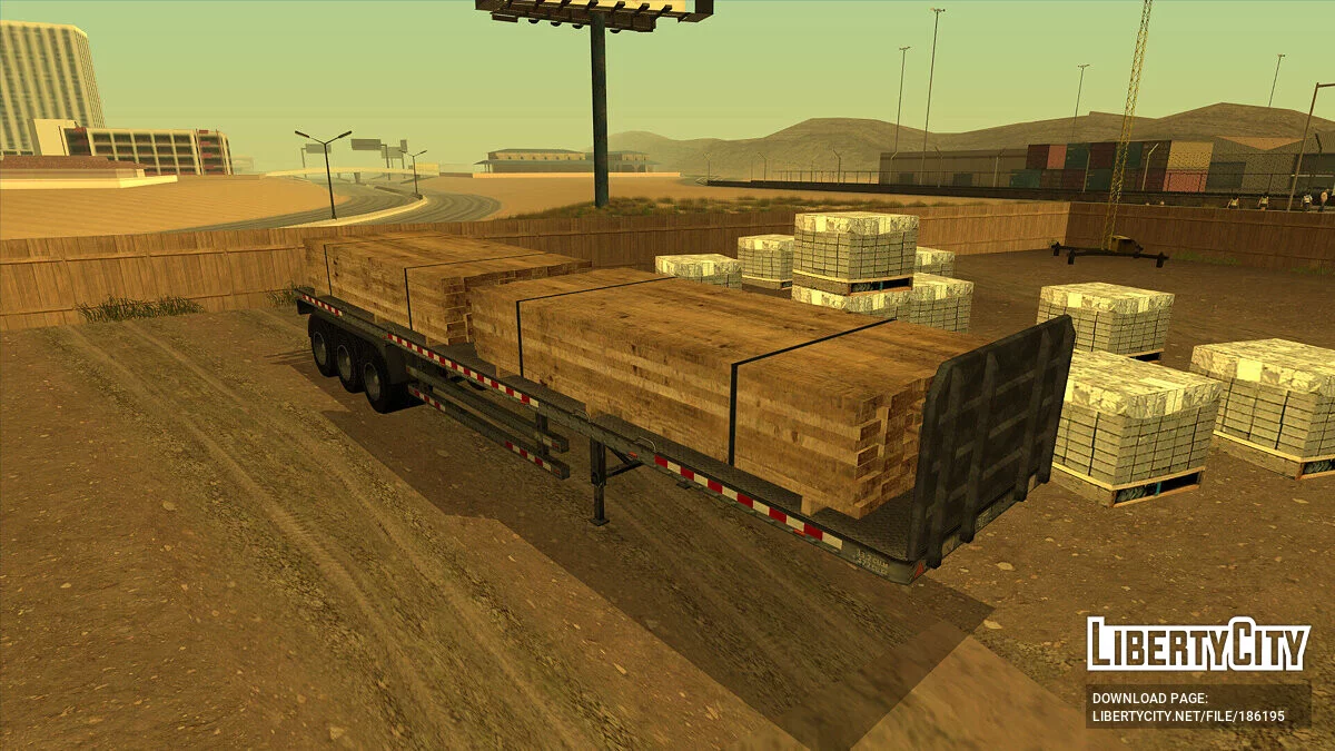 GTA 5 Brute Flatbed Trailer / GTA San Andreas