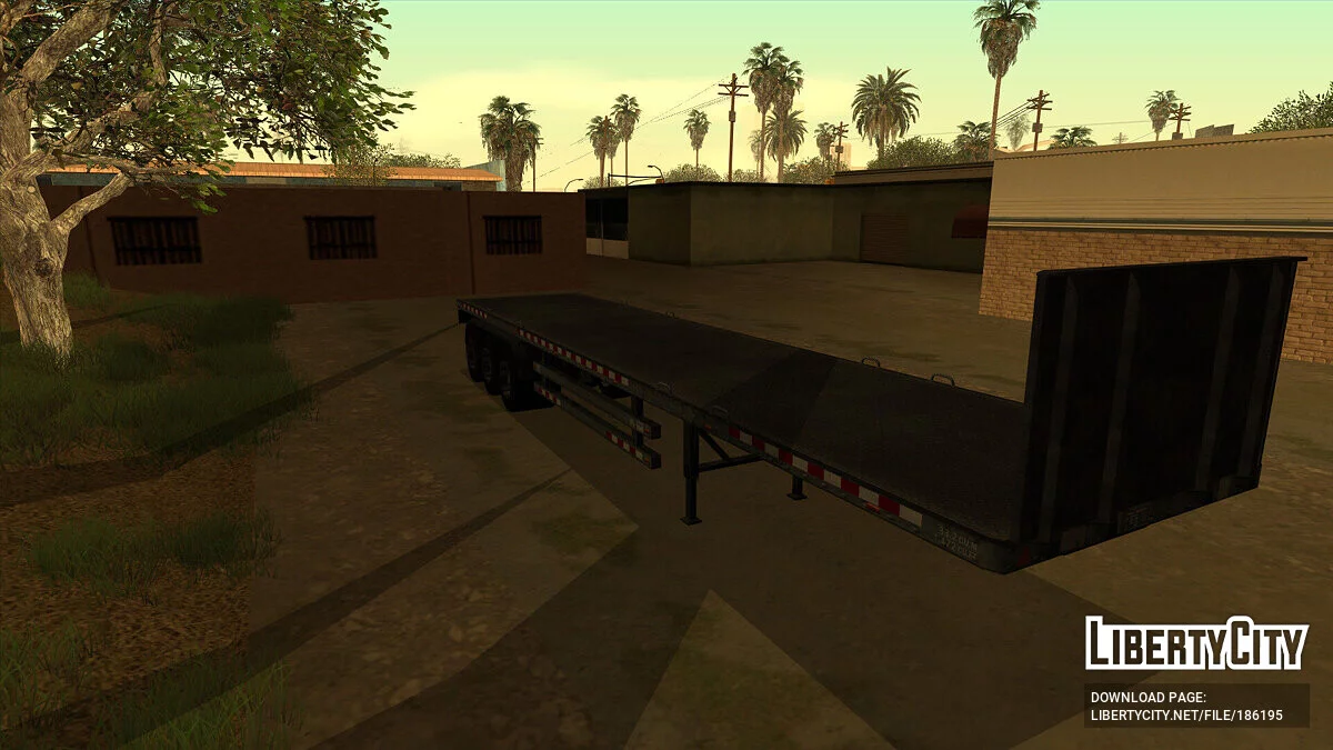 GTA 5 Brute Flatbed Trailer / GTA San Andreas