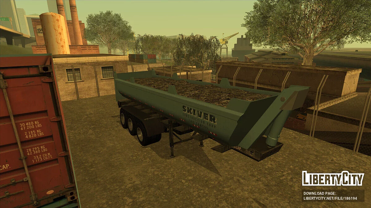 GTA 5 HVY Dump Trailer / GTA San Andreas