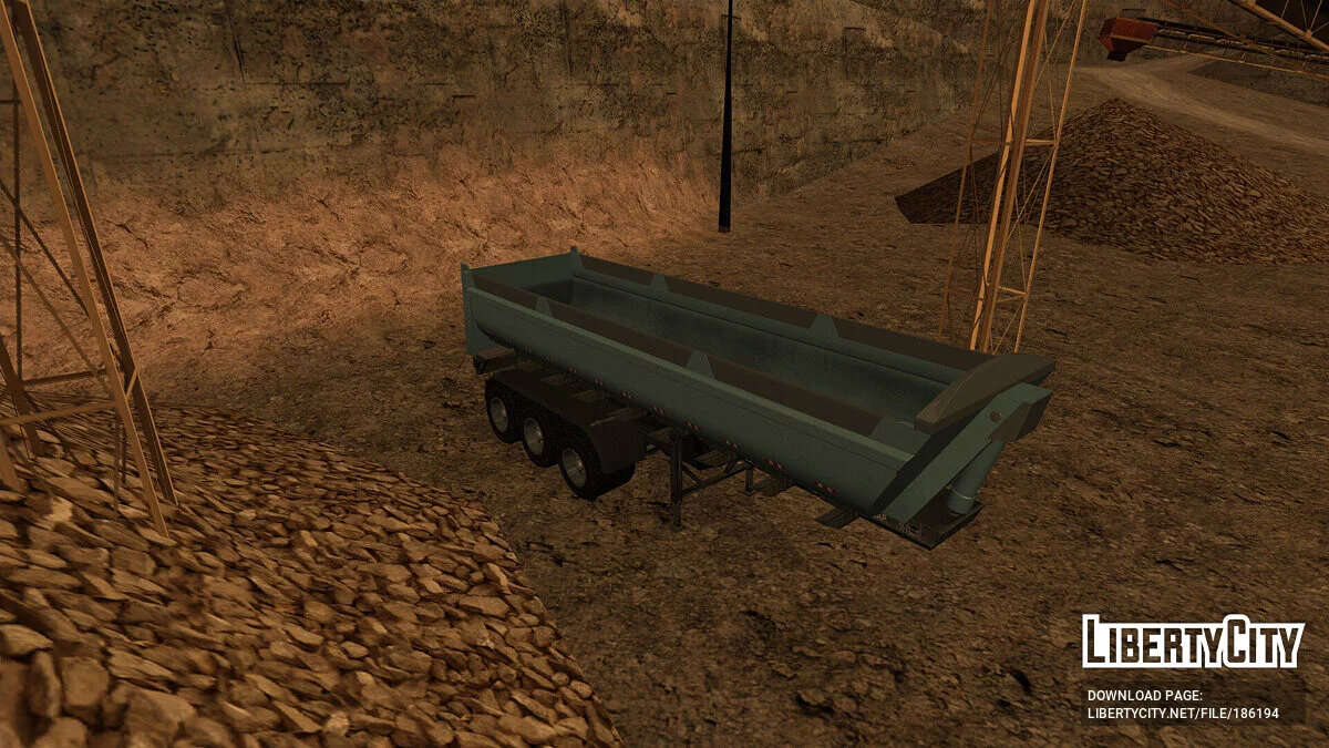 GTA 5 HVY Dump Trailer / GTA San Andreas