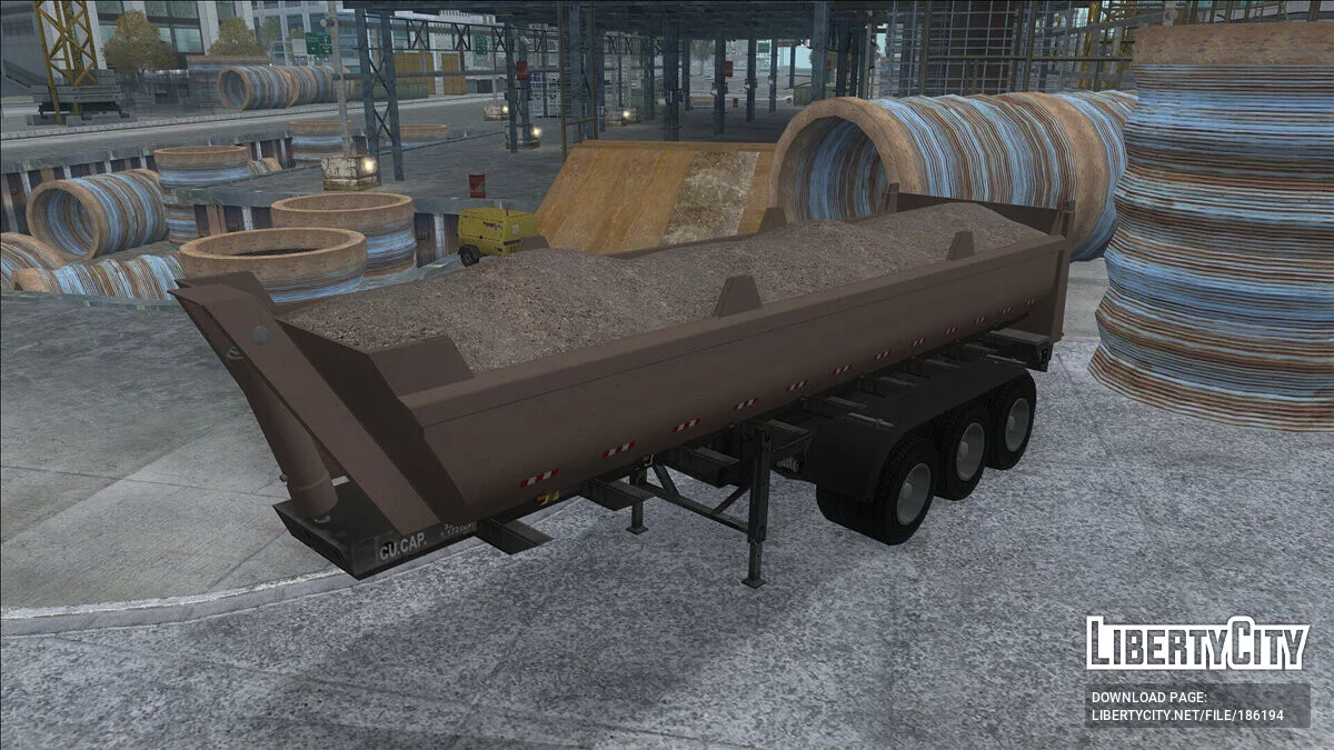 GTA 5 HVY Dump Trailer / GTA San Andreas