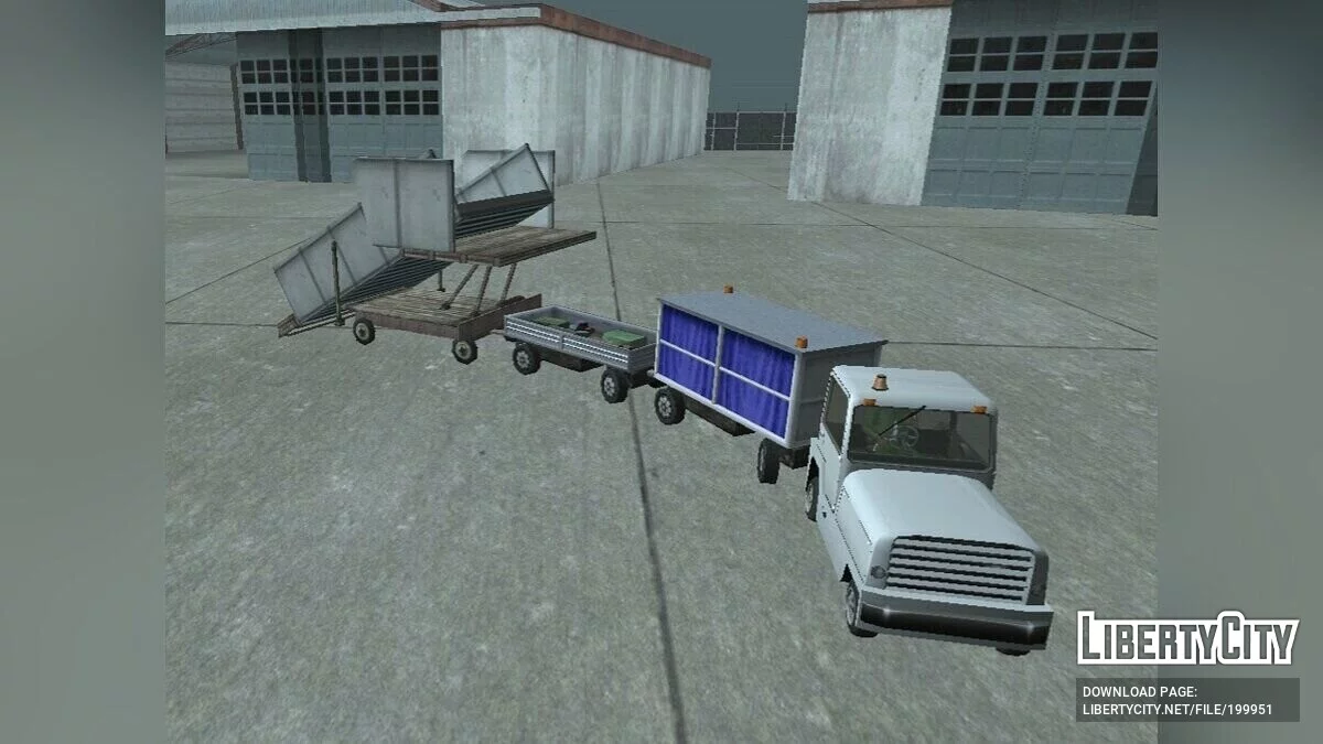 Towable Airport Stairs / GTA San Andreas