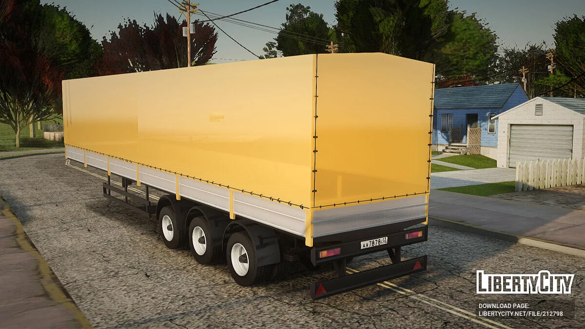 Semirremolque NEFAZ-93344 / GTA San Andreas