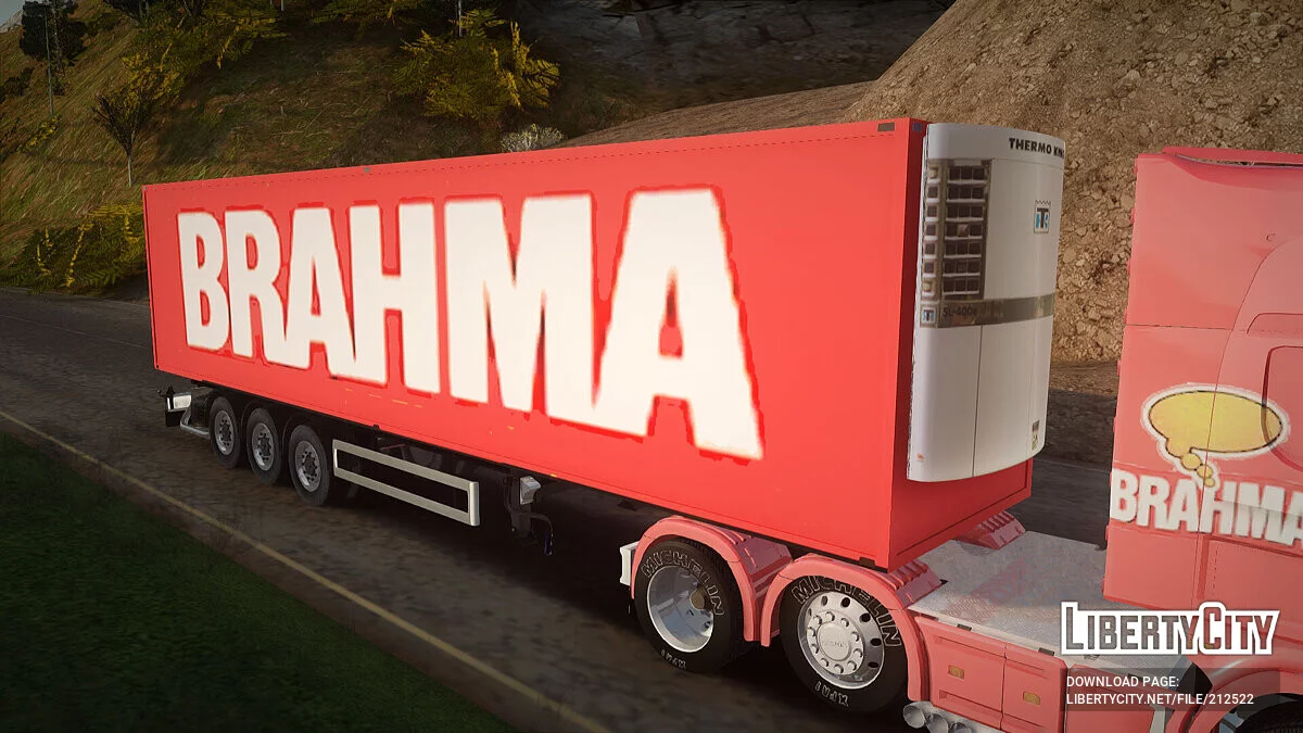 Anhänger für Scania R620 Brahma / GTA San Andreas