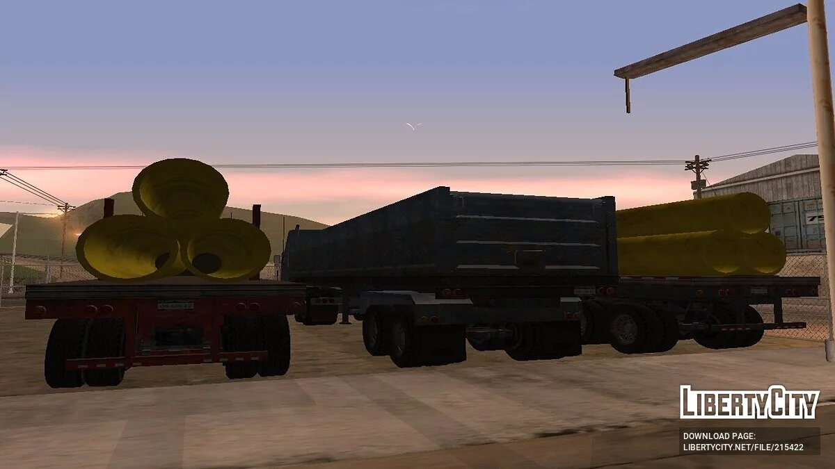 GTA 4 Industrial Trailers Pack / GTA San Andreas