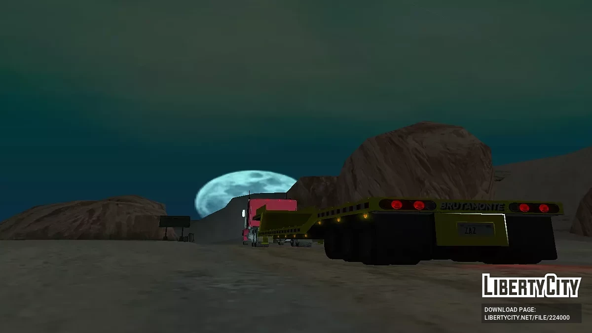 Причіп Brutamonte Lowboy / GTA San Andreas