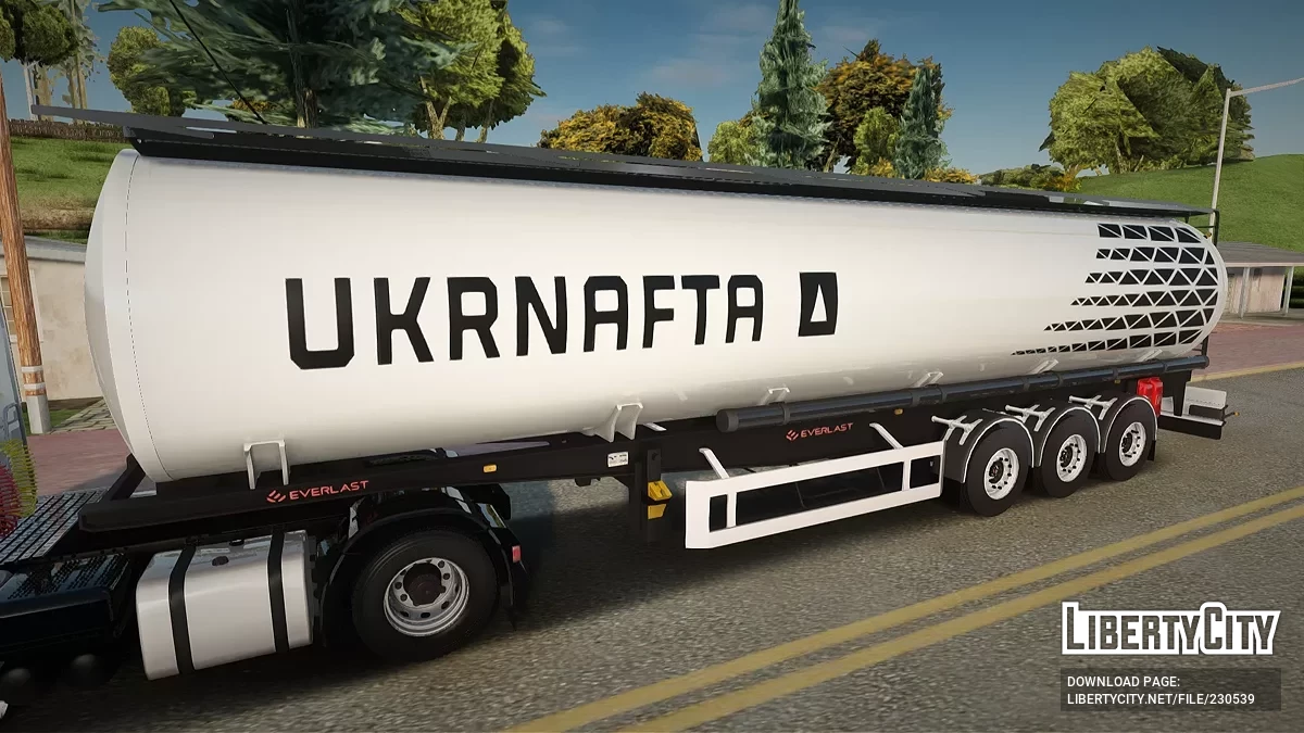 Ukrnafta tank semi-trailer / GTA San Andreas