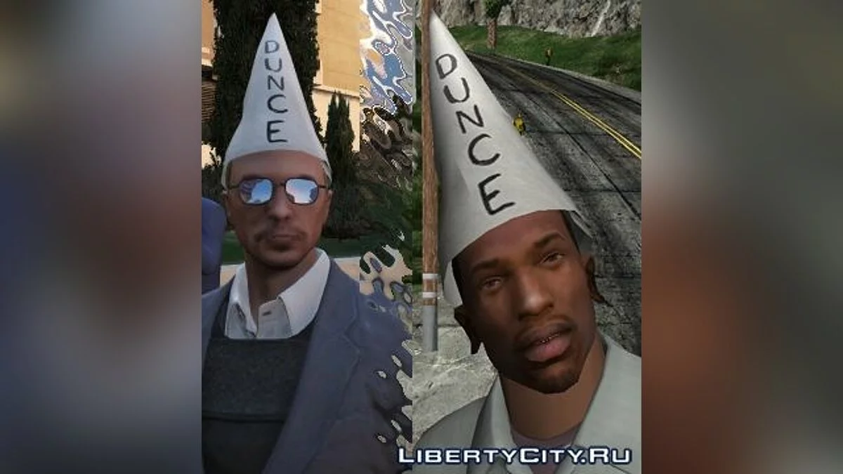 GTA 5 DUNCE CAP / GTA San Andreas