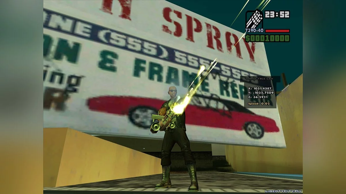 Óculos - "Destruidor. Reboque III" / GTA San Andreas