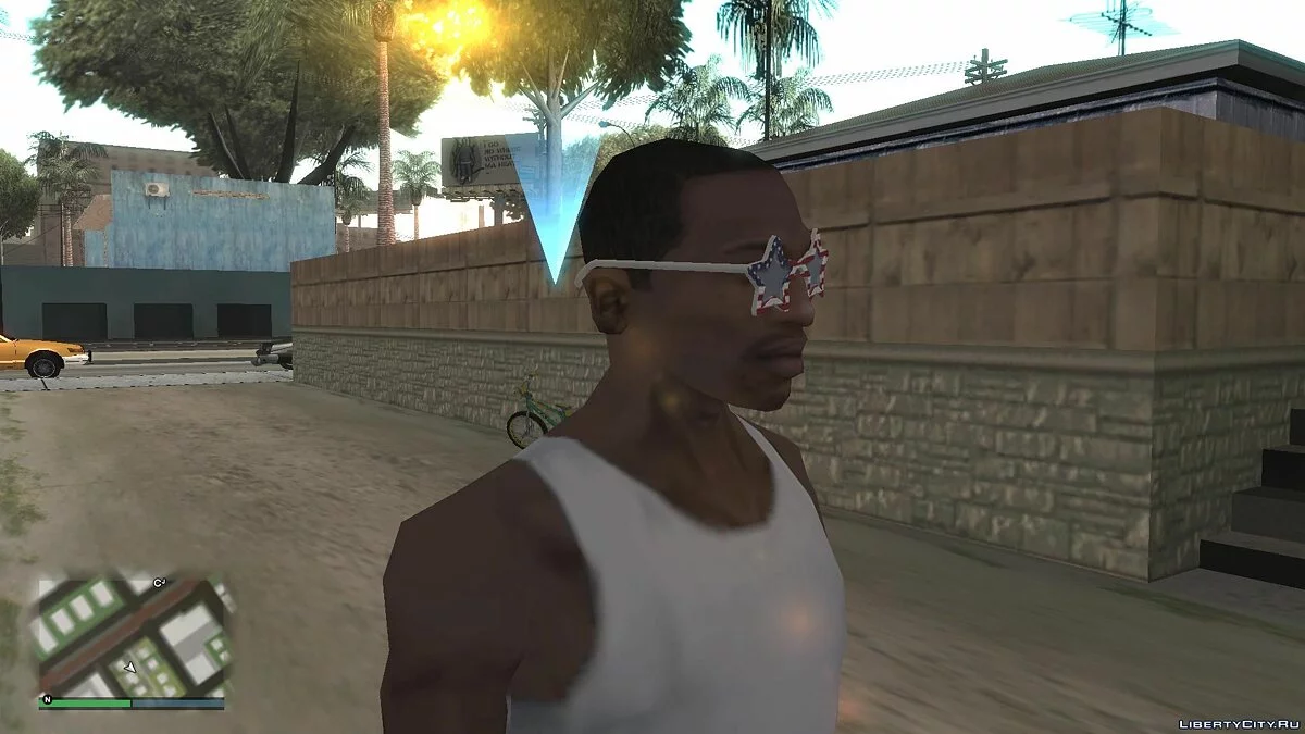 Окуляри для Карла з GTA Online Дня Незалежності / GTA San Andreas