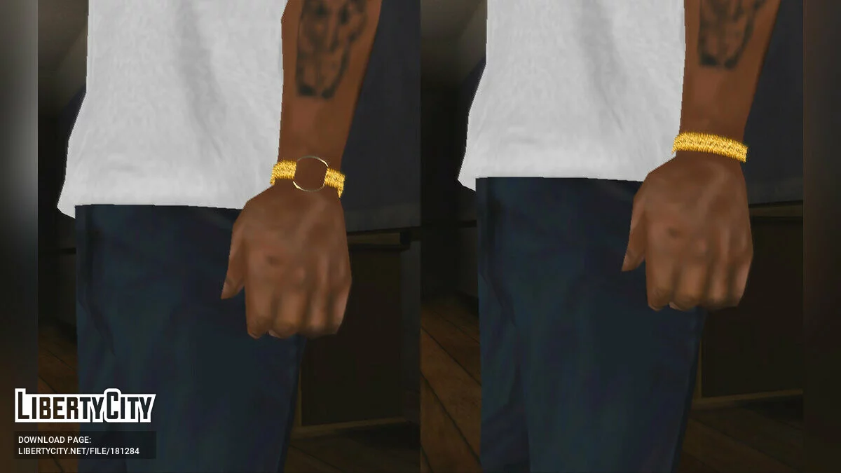 Fixed Watch Model (with two bracelet/wristband) / GTA San Andreas