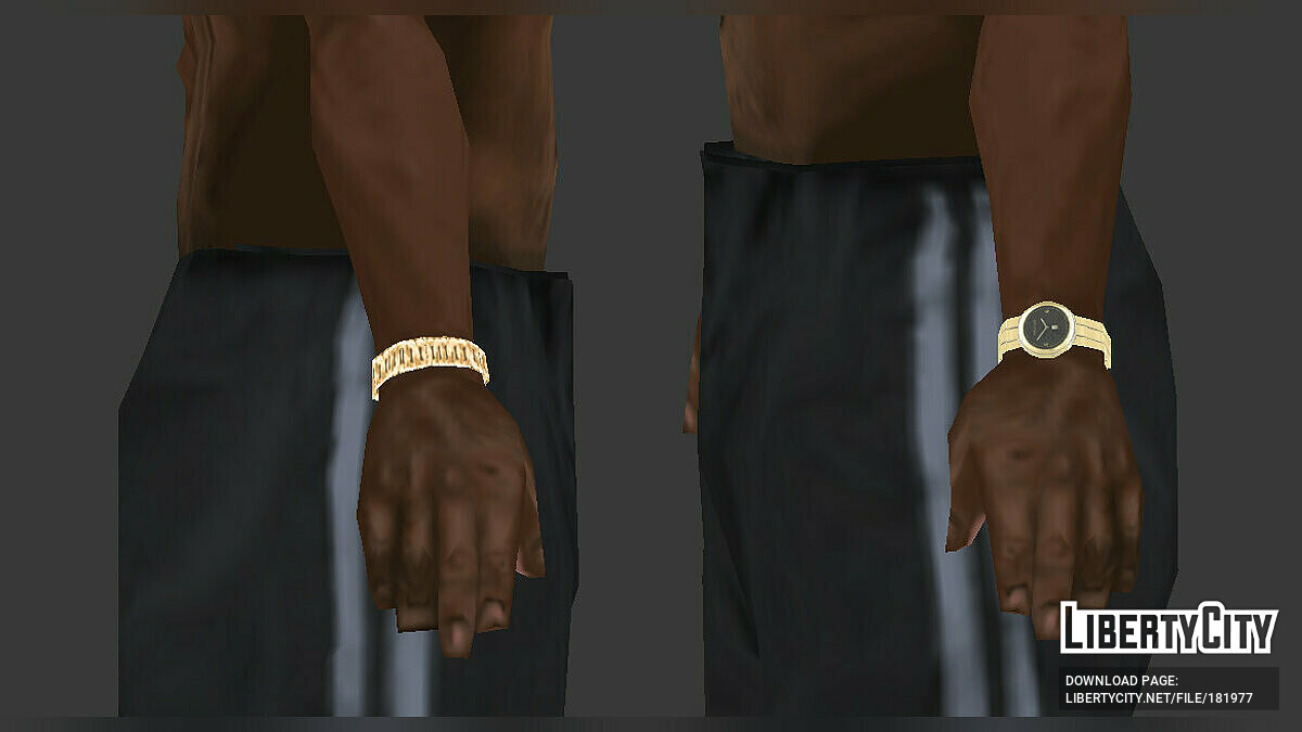 Realistic Rolex GMT-Master II Watches for GTA San Andreas Definitive Edition