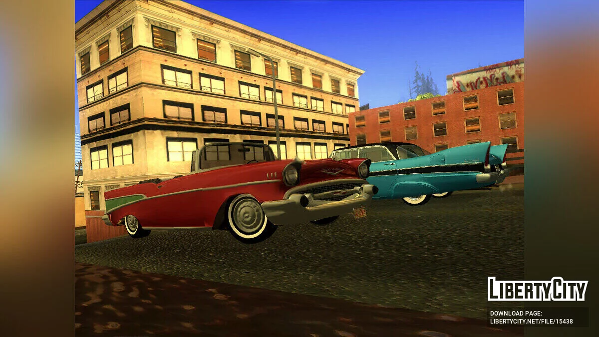 1957 Chevrolet Bel Air Convertible / GTA San Andreas