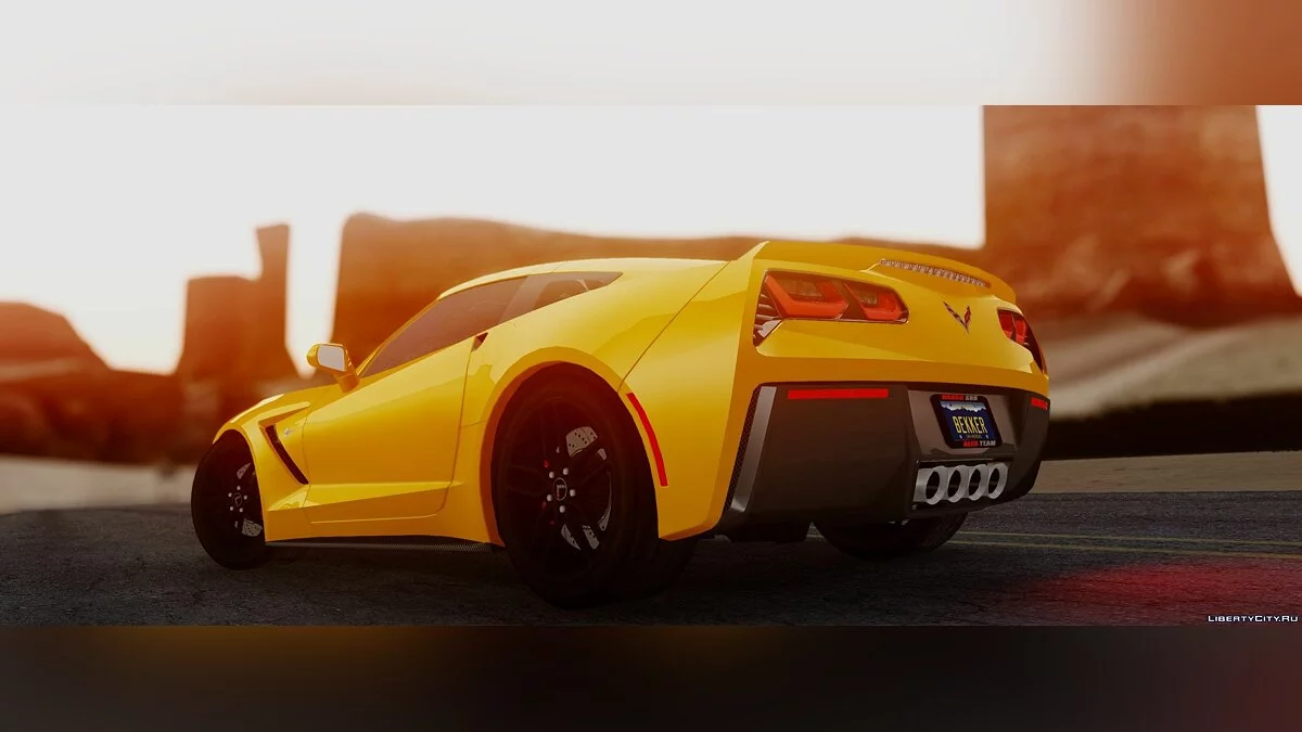 Chevrolet Corvette C7 Stingray 2014 1.0.1 / GTA San Andreas