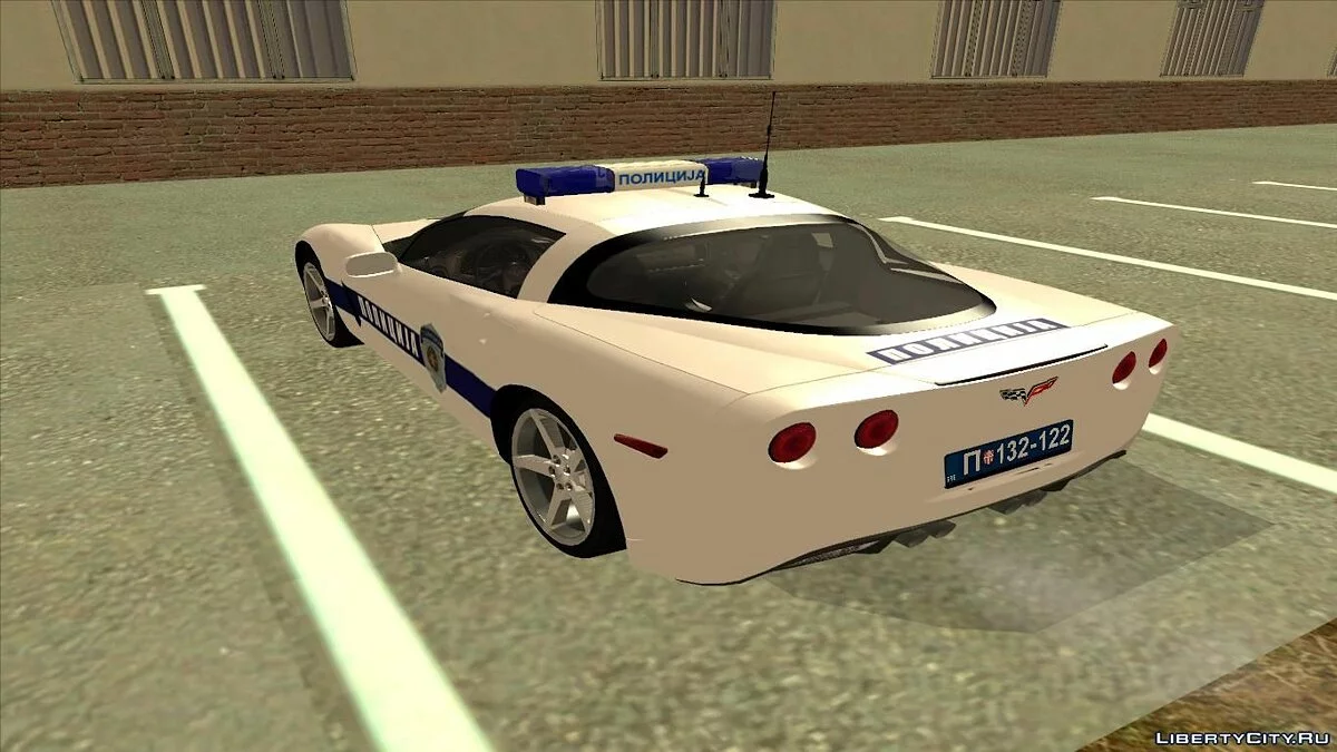 Chevrolet Corvette C6 Polícia / GTA San Andreas