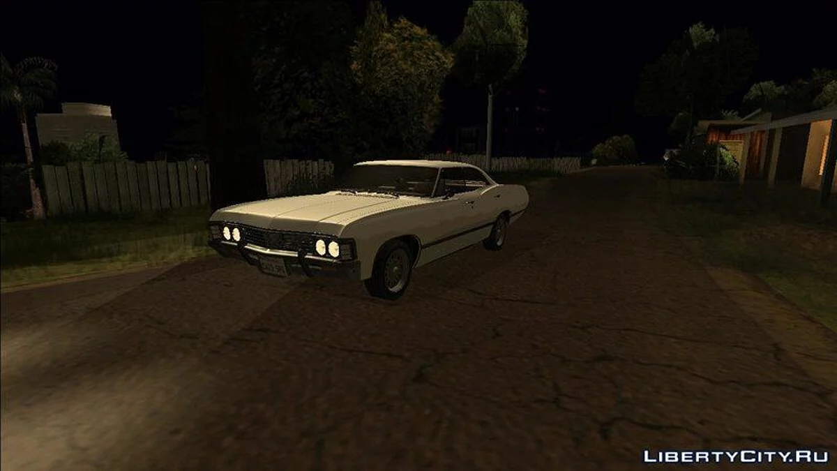 Chevrolet Impala 67 - Sobrenatural - Покращена версія v2 / GTA San Andreas