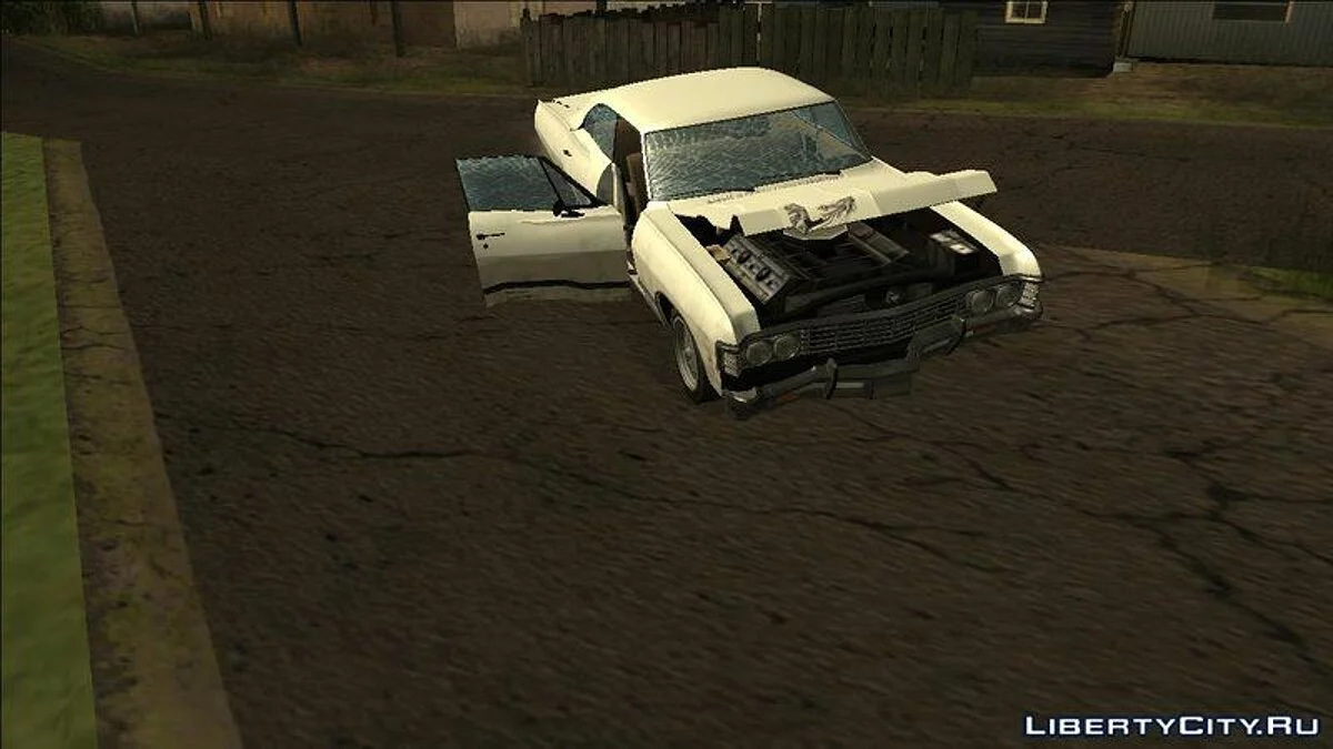 Chevrolet Impala 67 - Sobrenatural - Покращена версія v2 / GTA San Andreas