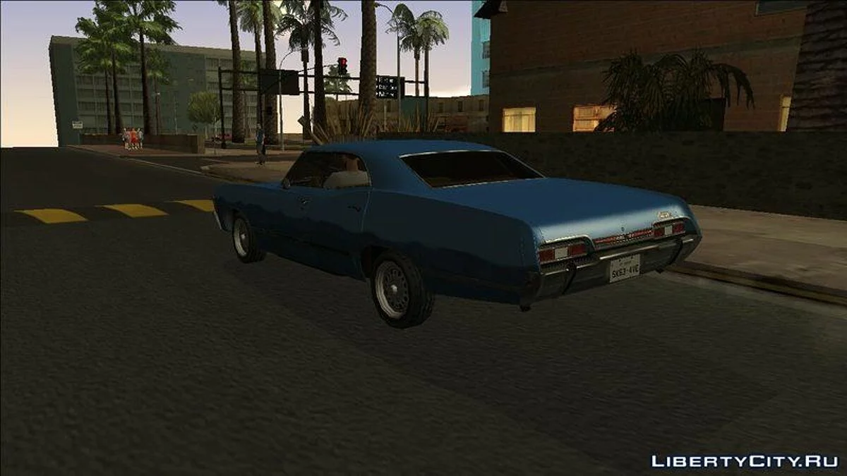 Chevrolet Impala 67 - Sobrenatural - Покращена версія v2 / GTA San Andreas