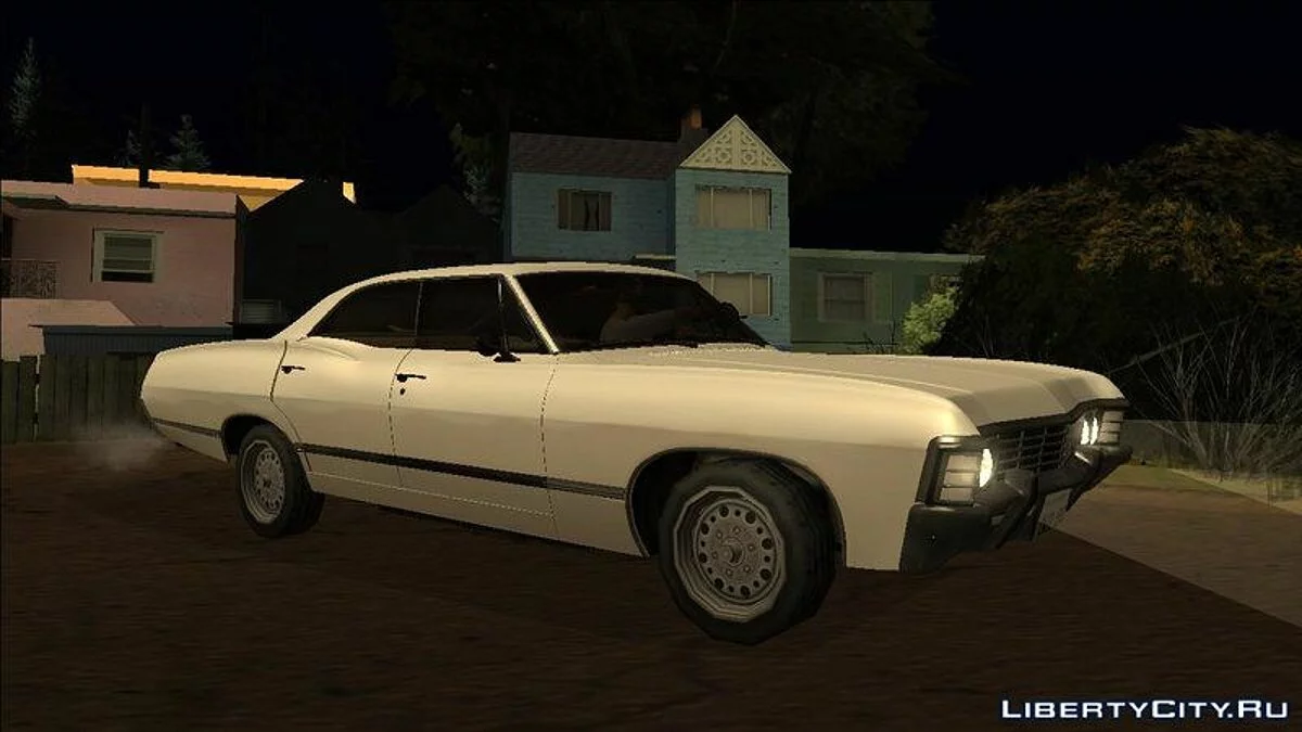 Chevrolet Impala 67 - Sobrenatural - Покращена версія v2 / GTA San Andreas