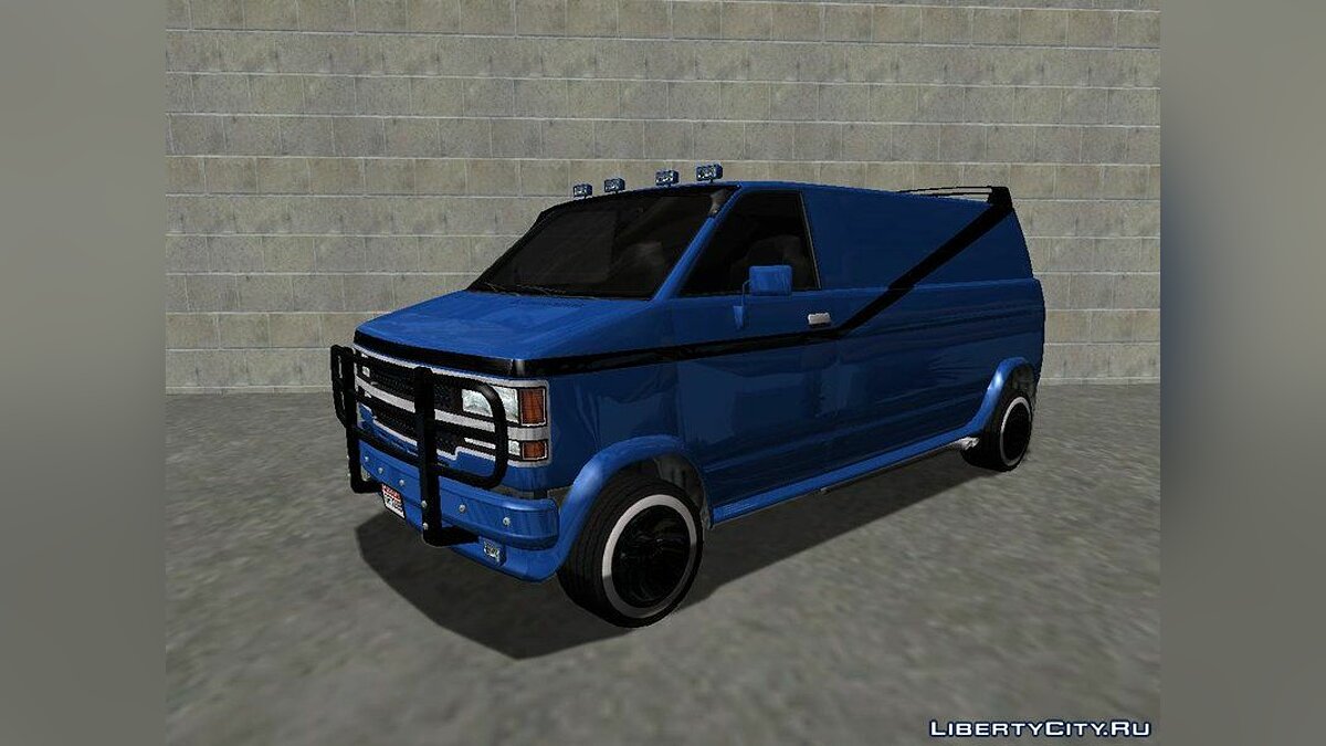 Download 1999 Chevrolet Express G-20 Van A-Team v1.0 for GTA San Andreas