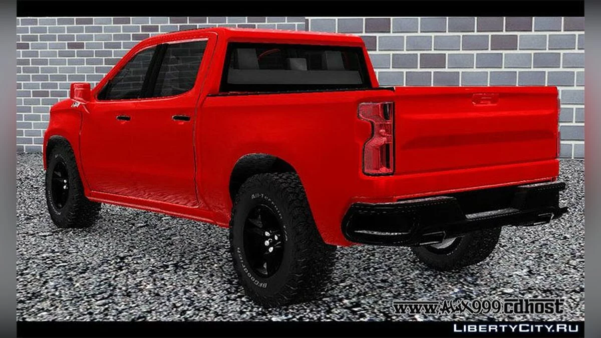 Chevy Silverado Trail Boss 4x4 2019 / GTA San Andreas