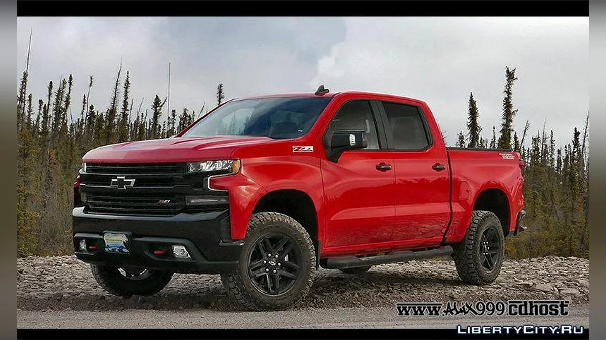 Chevy Silverado Trail Boss 4x4 2019 / GTA San Andreas