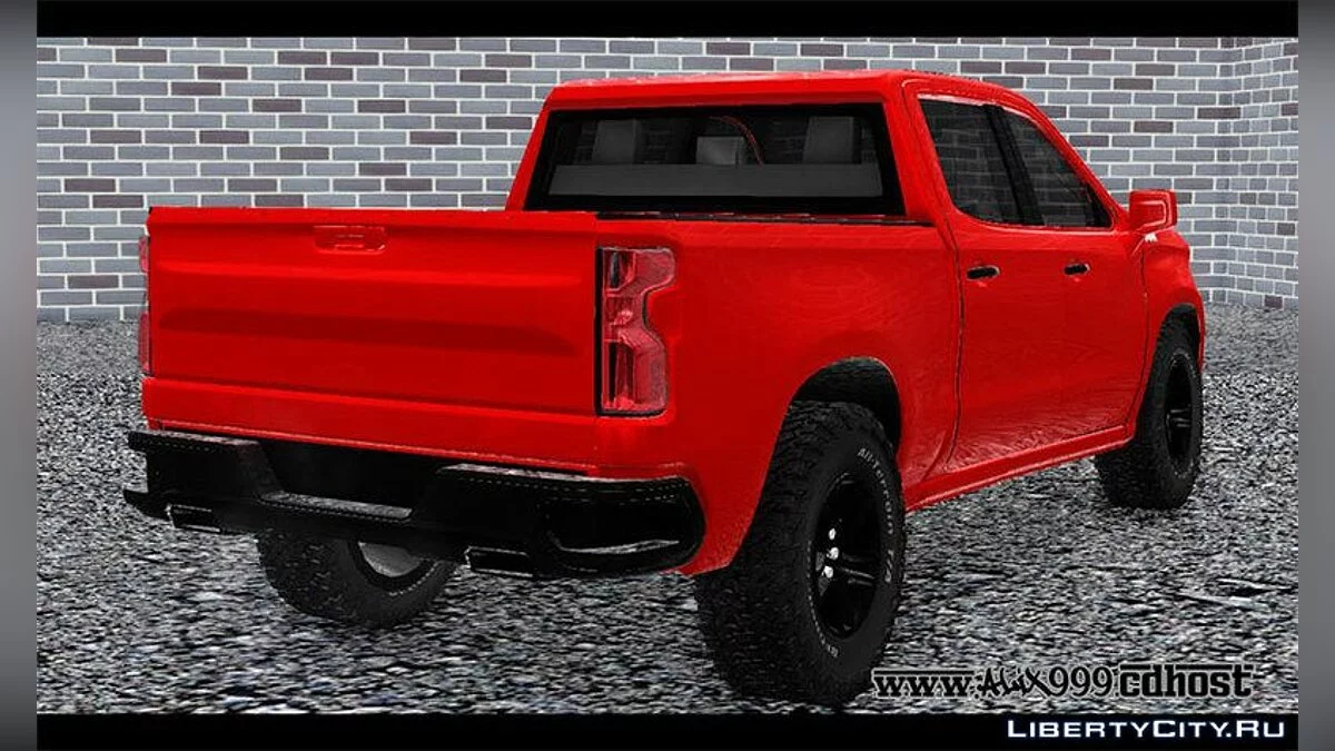Chevy Silverado Trail Boss 4x4 2019 / GTA San Andreas