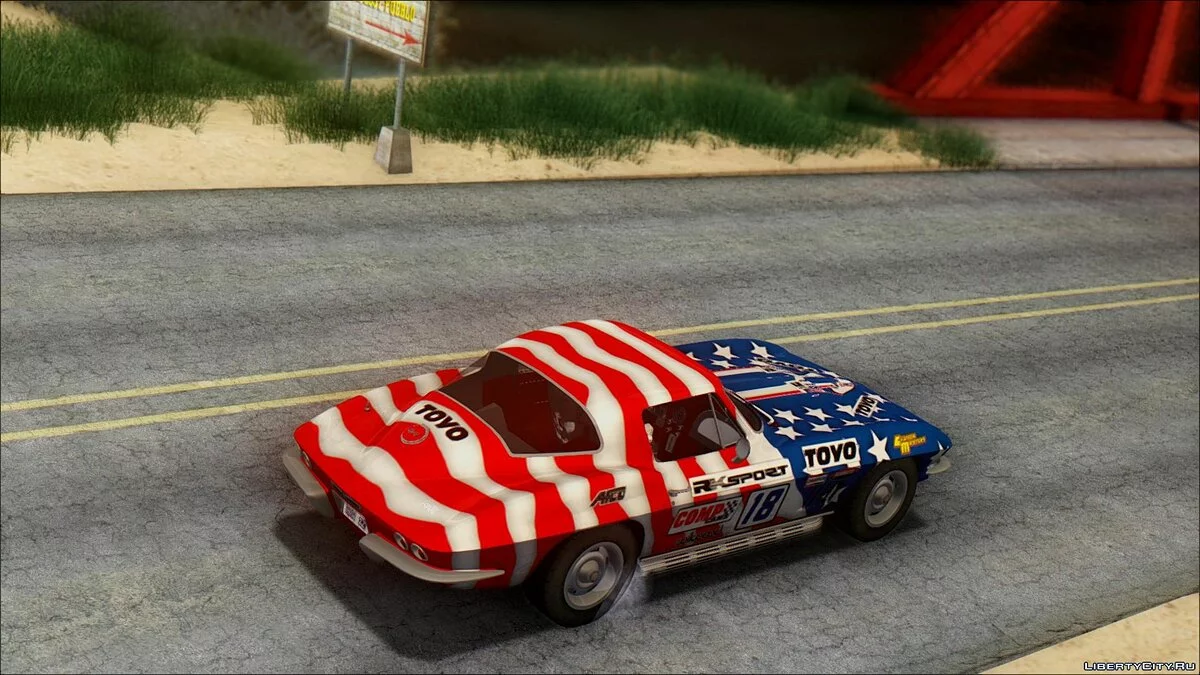 Chevrolet Corvette C2 Stingray 1967 / GTA San Andreas