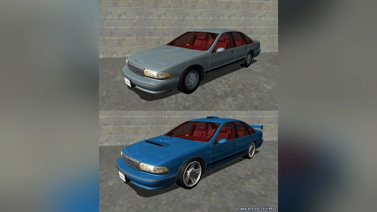 Chevrolet Caprice 1991 Taksi & Paket Sipil 1993 v1.1 / GTA San Andreas