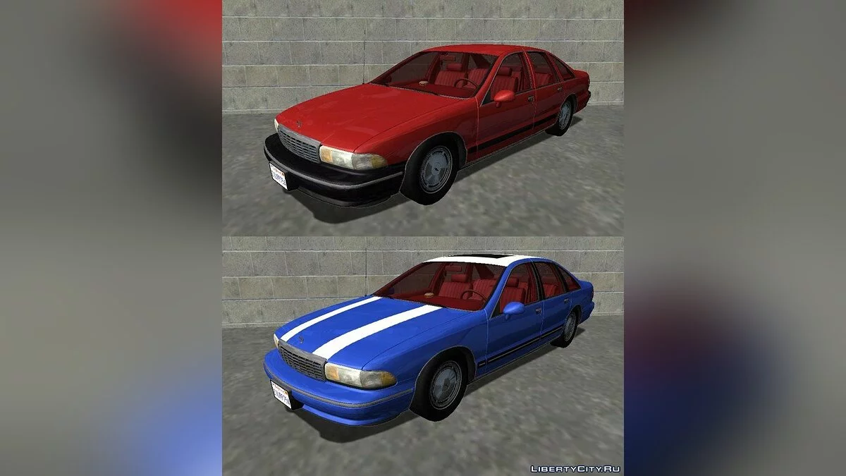 Chevrolet Caprice 1991 Taksi & Paket Sipil 1993 v1.1 / GTA San Andreas