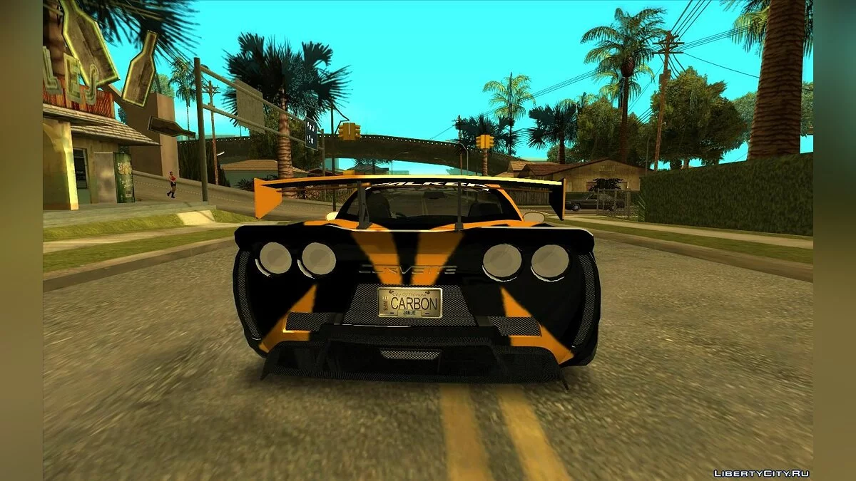 来自NFS Carbon V2的Cross的科尔维特 / GTA San Andreas