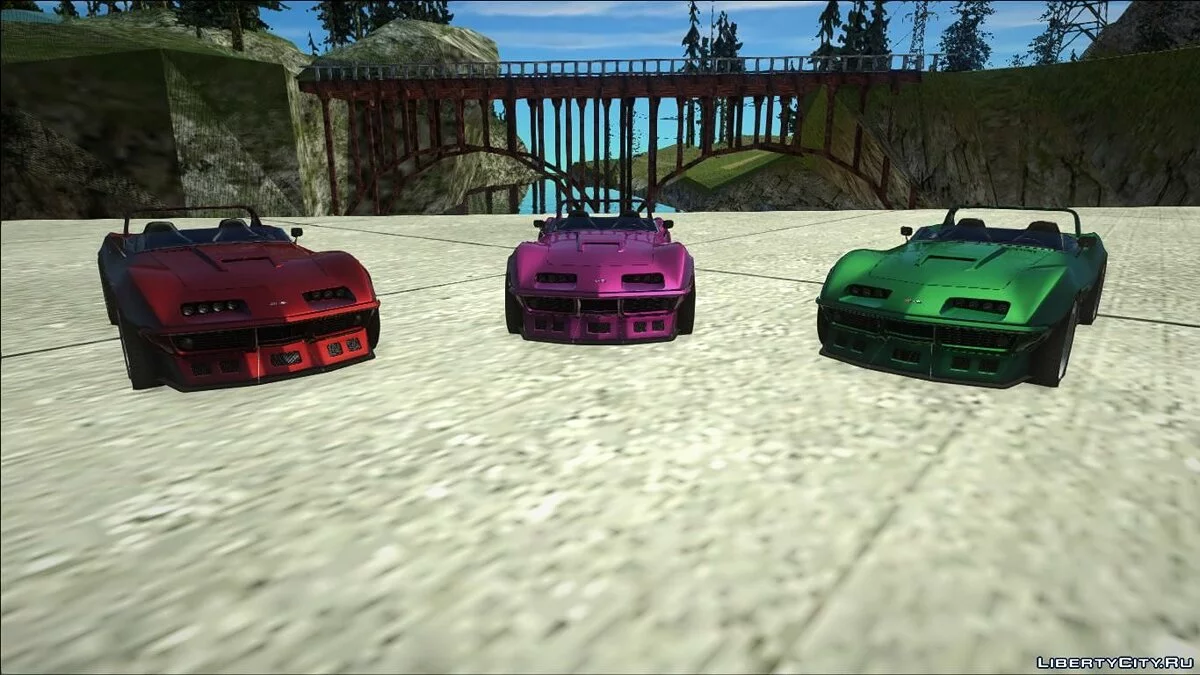 Chevrolet Corevette C3 Roadster Concept Personnalisé / GTA San Andreas
