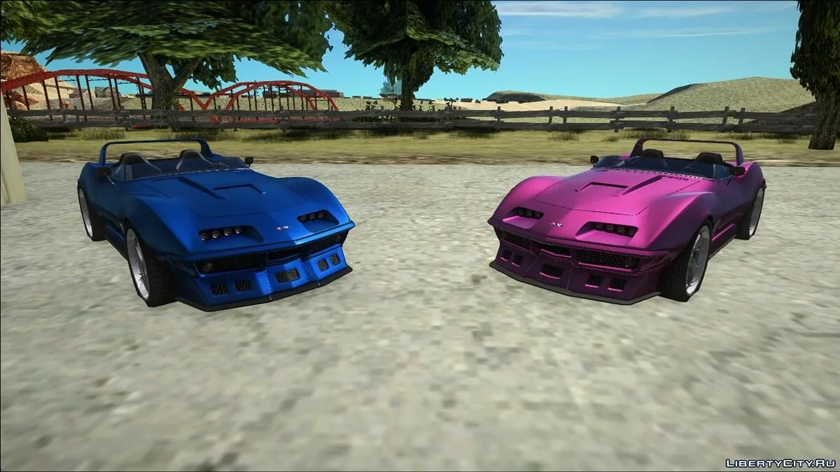 Chevrolet Corevette C3 Roadster Concept Personnalisé / GTA San Andreas