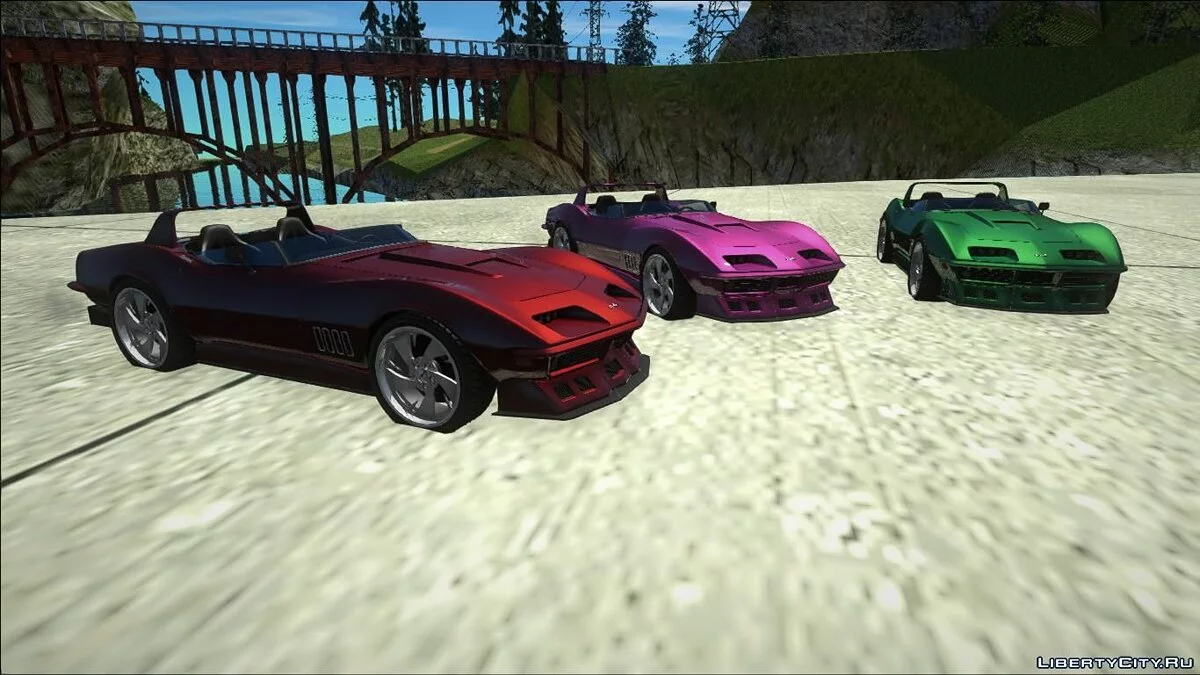 Chevrolet Corevette C3 Roadster Concept Personnalisé / GTA San Andreas