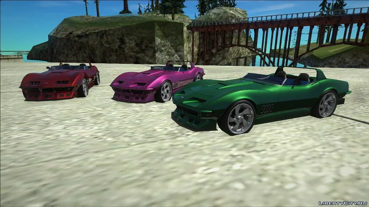 Chevrolet Corevette C3 Roadster Concept Personnalisé / GTA San Andreas
