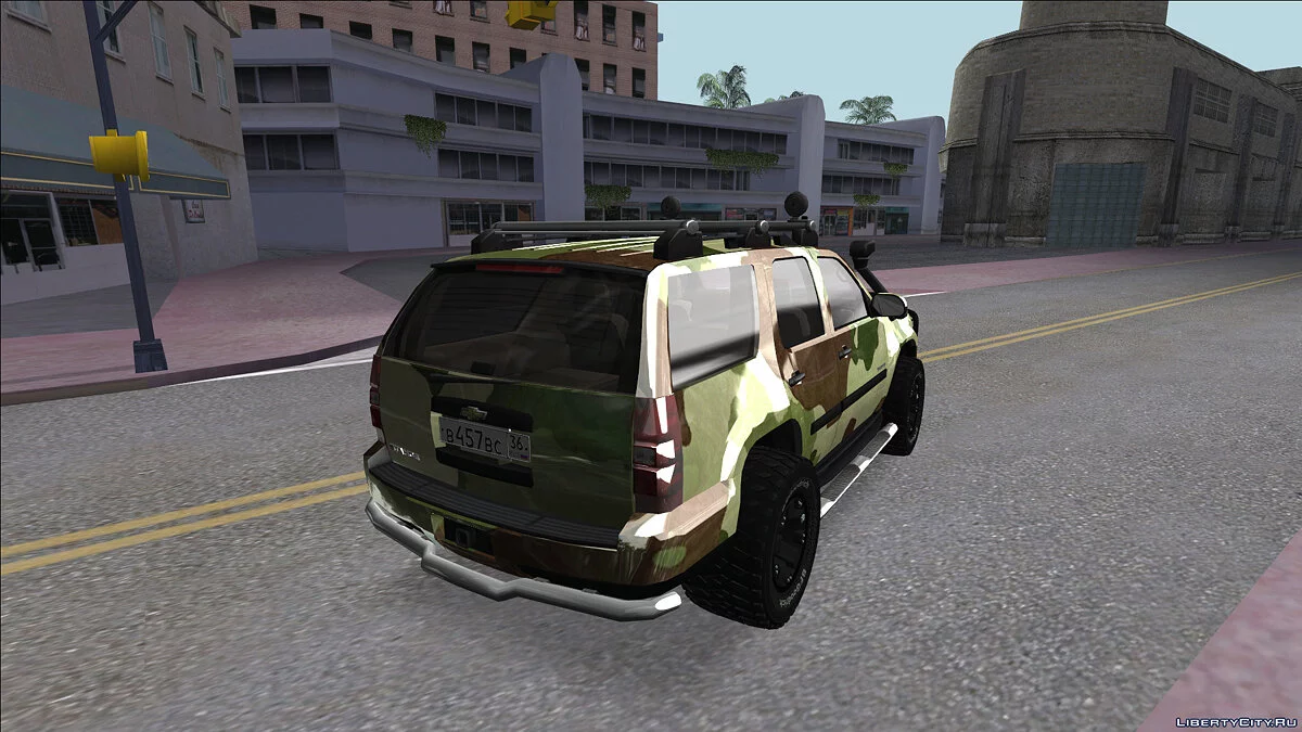 Chevrolet Tahoe LTZ v2 Camouflage / GTA San Andreas