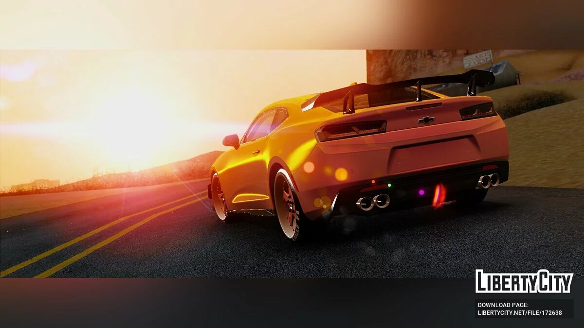 Chevrolet Camaro ZL1 2018 / GTA San Andreas