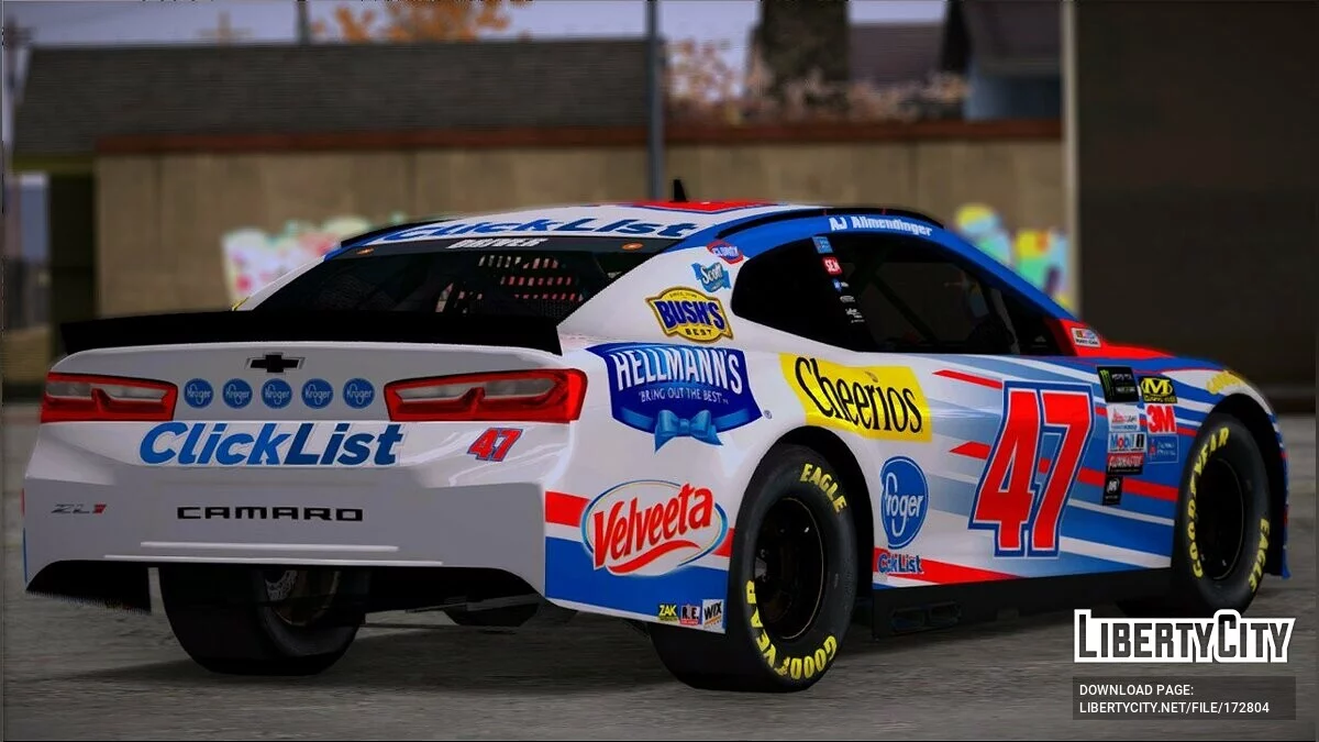 Chevrolet Camaro ZL1 NASCAR 2018 / GTA San Andreas
