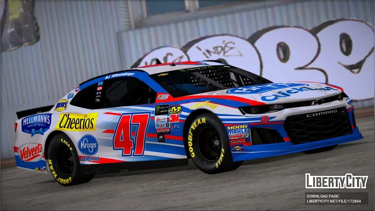 Chevrolet Camaro ZL1 NASCAR 2018 / GTA San Andreas