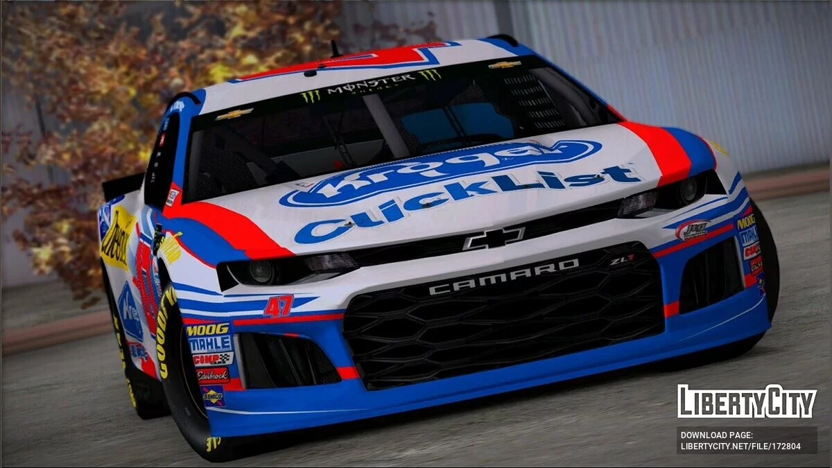 Chevrolet Camaro ZL1 NASCAR 2018 / GTA San Andreas