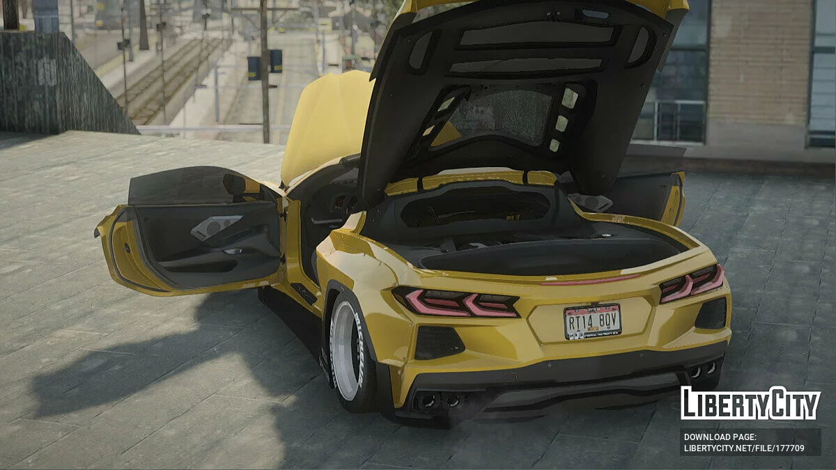 2020 Chevrolet Corvette C8 Stingray Rocket Bunny / GTA San Andreas