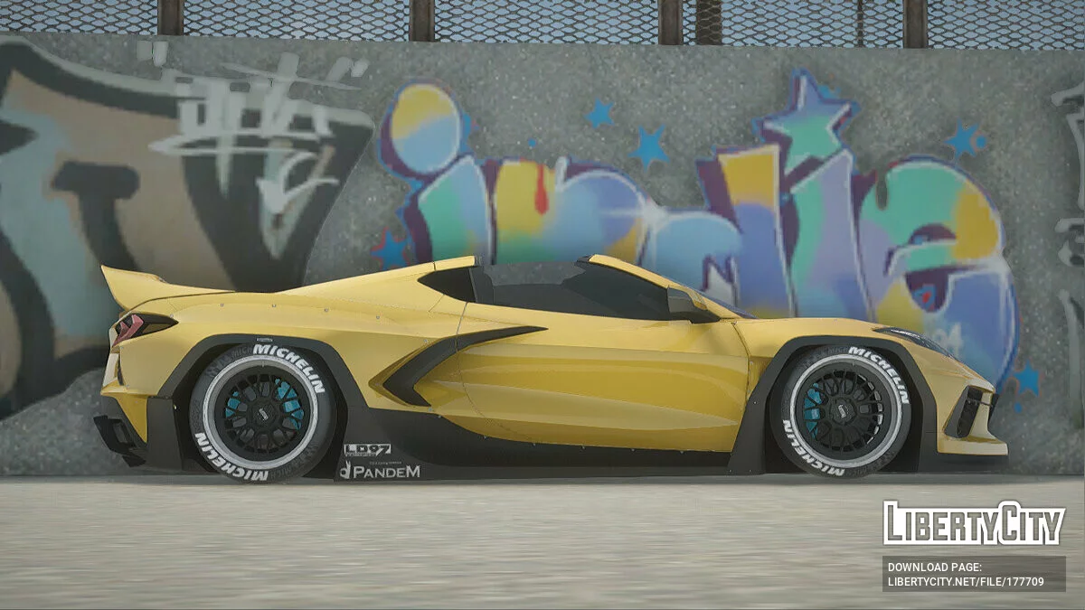 2020 Chevrolet Corvette C8 Stingray Rocket Bunny / GTA San Andreas