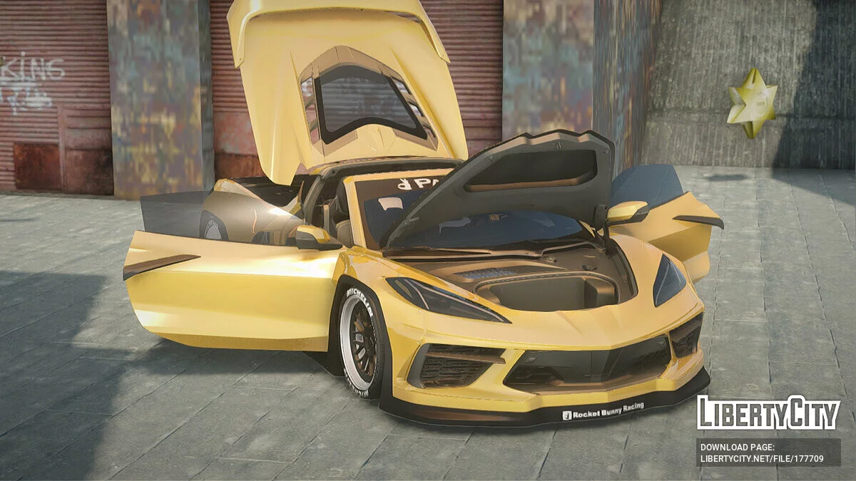 2020 Chevrolet Corvette C8 Stingray Rocket Bunny / GTA San Andreas