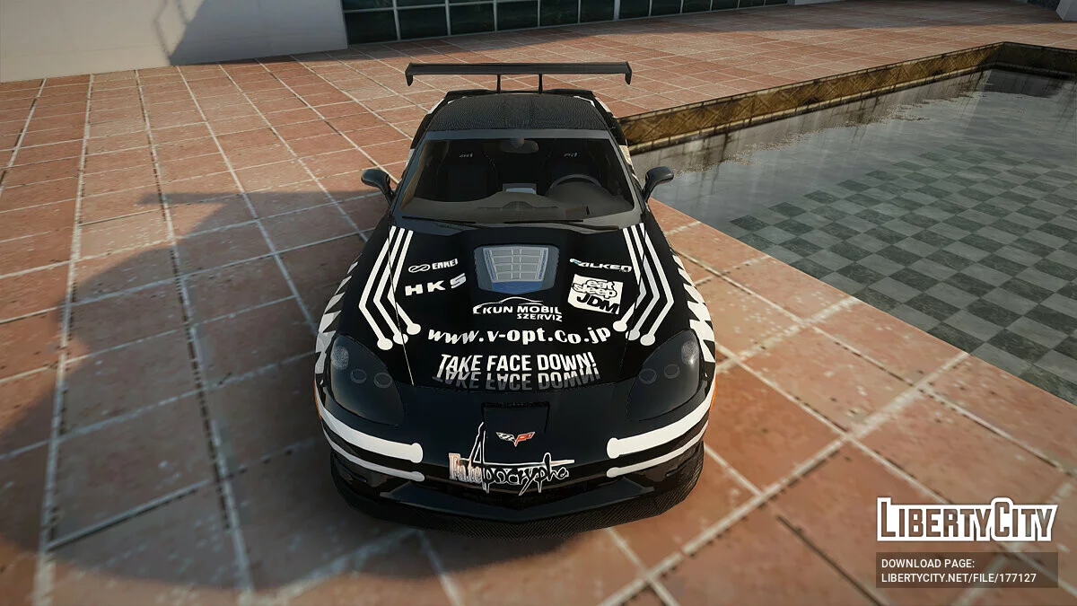 شيفروليه كورفيت ZR1 Itasha JD Fate Apocrypha / جي تي إيه سان أندرياس