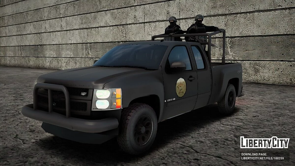 Chevrolet Silverado de G.A.T.E / GTA San Andreas